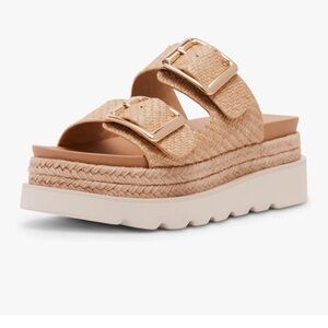 Women's Tan Platform Sandals
